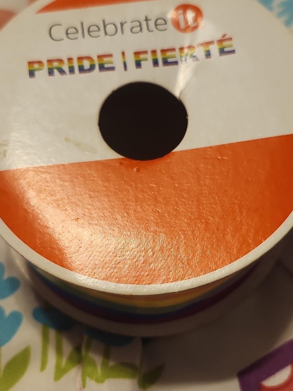 Celebrate It PRIDE Ribbon - Orange Accent